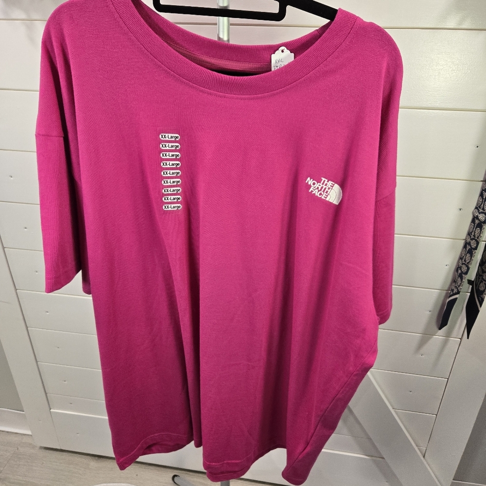 The North Face Pink Oversized Short Sleeve Tee
